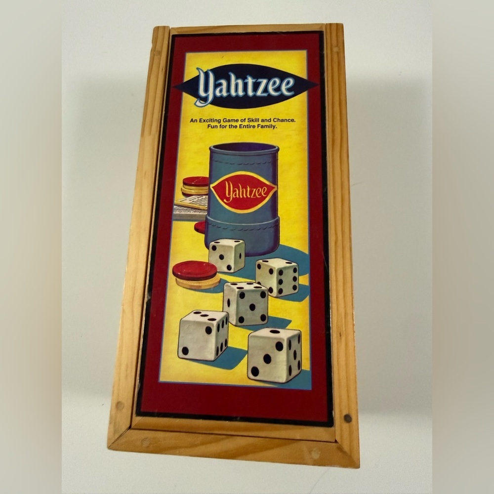 Yahtzee Nostalgia Game Series Wood Box - Parker Brothers 2007